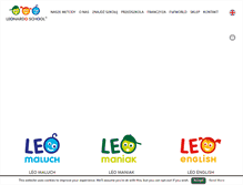 Tablet Screenshot of leonardoschool.pl